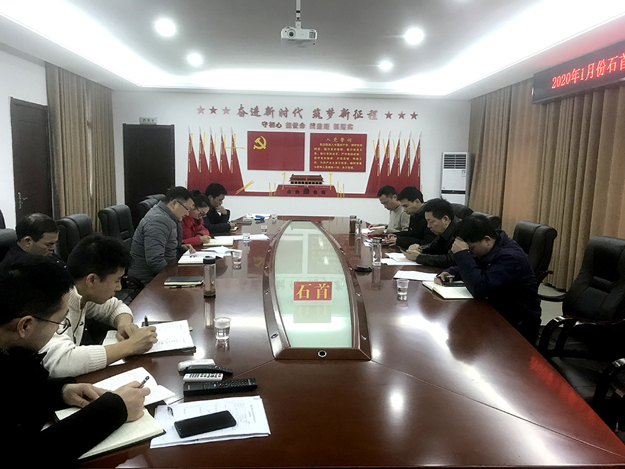 石首公司機關黨支部 開展1月份支部主題黨日活動